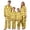 Yellow, variant on FamilyMatching Pajamas for Kids and Family Cozy Sleepwear for Nights at Home and Sleepovers with Customizable Couples Style