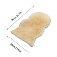 thumbnail image 2 of Product Carpet Product Rug Beige Area Rugs Sheepskin Rug Fuzzy Soft Ft Rugs Machine Washable Shag Rug Nursery Throw Rugs For Bed Living Kids Room, 2 of 6