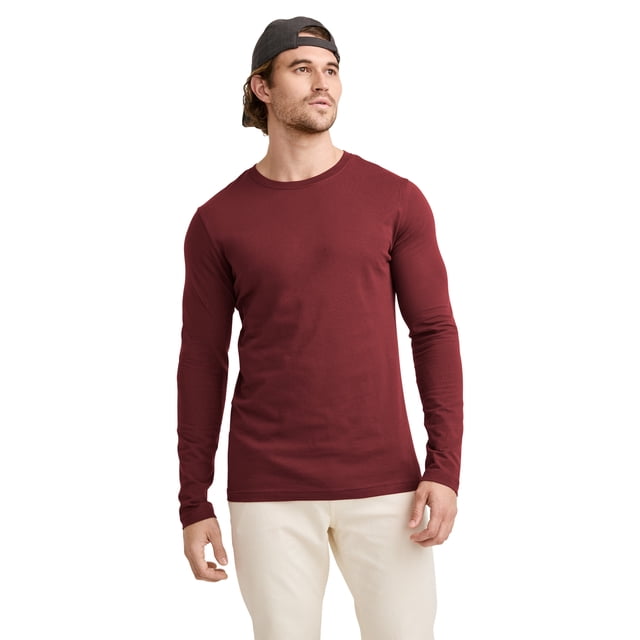 Jockey Men's Made2Fit Long Sleeve Crew Neck T-Shirt