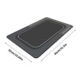 thumbnail image 2 of PpgejGEK Crystal Velvet Bathroom Rug 20 x 31 Inch Super Absorbent Rubber Backing Non Slip Washable for Shower Tub Laundry Kitchen, 2 of 5