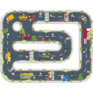TOOKYLAND Puzzle d'étage des routes urbaines - 21pcs - Puzzle interactif de la rue pour les enfants 3+
