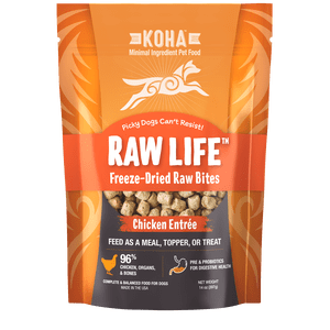 Koha Raw Life Freeze-Dried Raw Bites Chicken Recipe 14oz