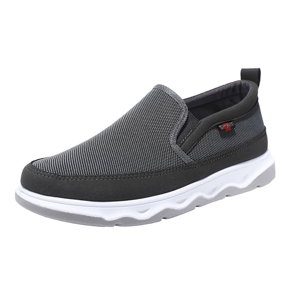 Ketyyh-chn99 Chaussures à Enfiler pour Hommes 2024 Espadrilles Respirantes Chaussures Oxford Formelles Chaussures Classiques à Lacets Chaussures d'Été pour Homme Gris,7.5