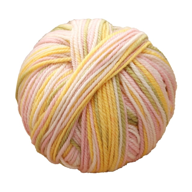 Yarn for Knitting,Milk Yarn for Knitting Handmade Sweaters Scarves, Various Colors Dyed Strands