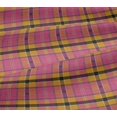 thumbnail image 5 of oneOone Viscose Jersey Fabric Madras Check Printed Fabric 1 Yard 60 Inch Wide, 5 of 5