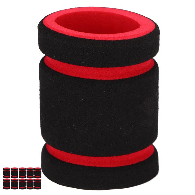 Foam Grip Covers, Prevent Slipping Grip Cover Wrap Increase Friction Reduce Pain 10pcs Disposable Thickened For Machine Handle Red,Green,Yellow