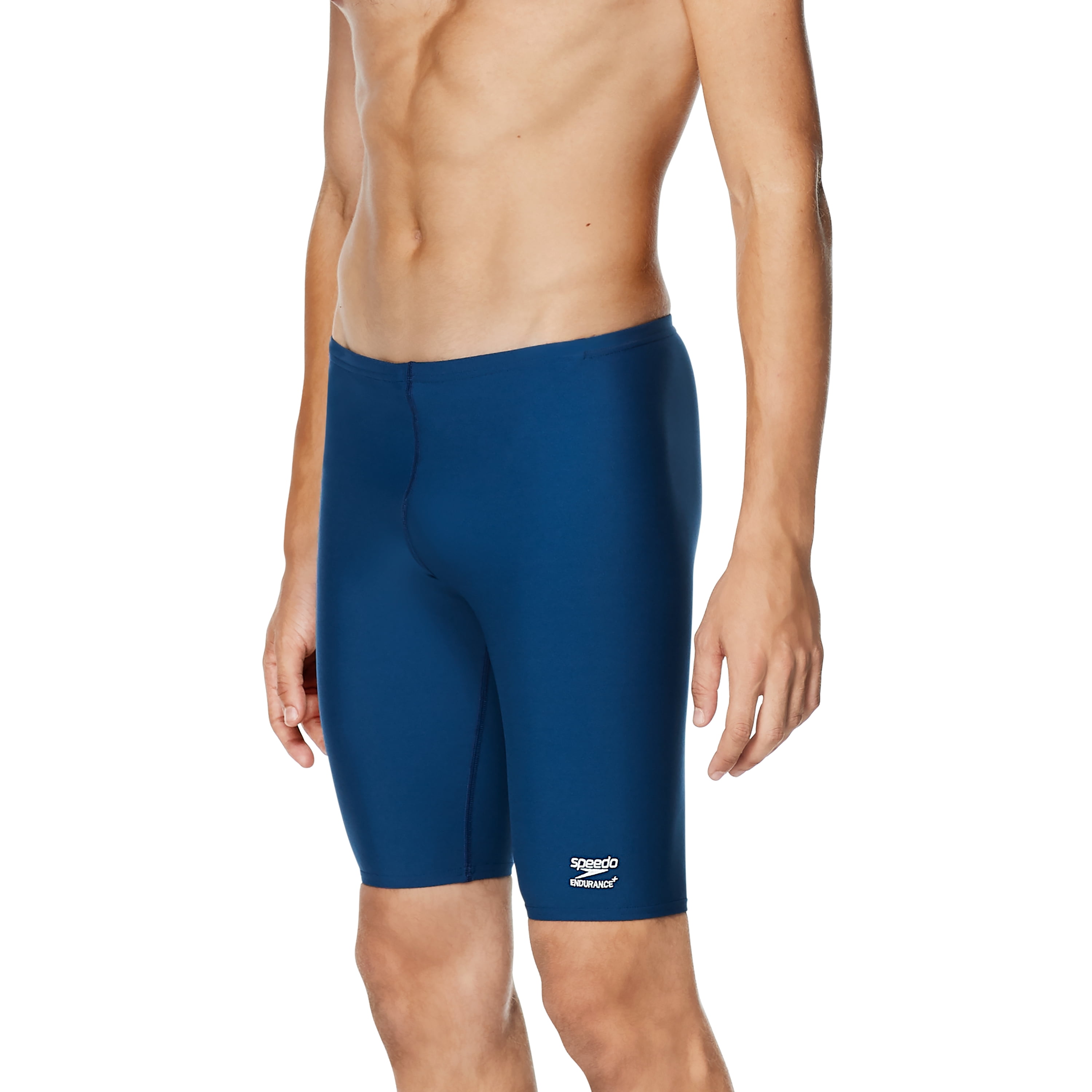 Speedo Men's Adult Swimsuit Jammer Endurance+ Solid - Navy, Size: 38