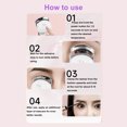 thumbnail image 4 of Electric Lash Curler Fast Heat Up Heated Eyelash Curler, 4 Temperature Settings Memory Function, Easy Press Handle Design, Long Lasting ABS Material, Lithium Ion Battery 230mAh,, 4 of 7