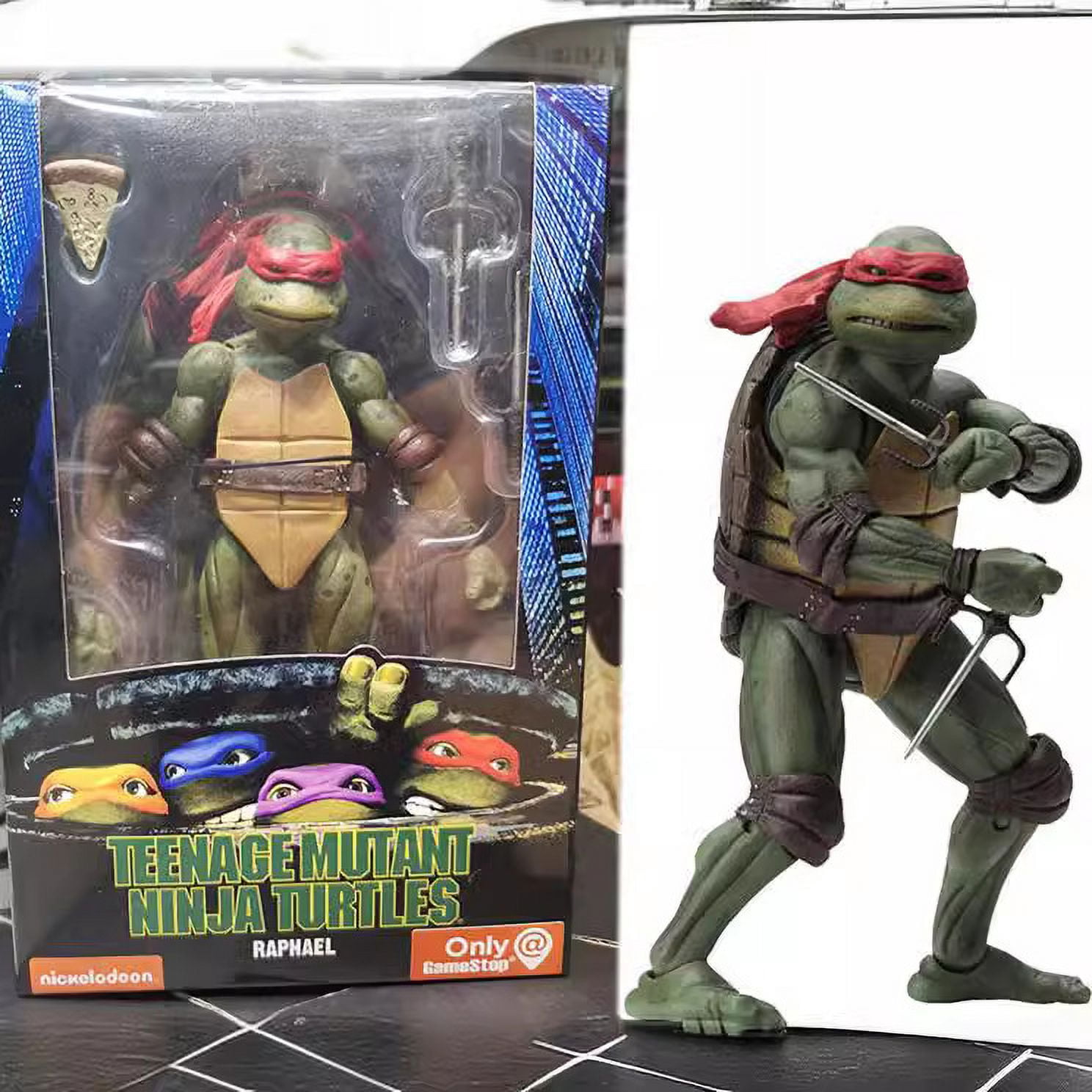 Teenage Mutant Ninja Turtles 1990 Movie Version TMNT Limited Edition 7-inch Action Figure Model