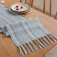 thumbnail image 4 of YAOMOBB Chemin de Table à Franges pour Décoration de Salle à Manger Élégante, 4 of 6