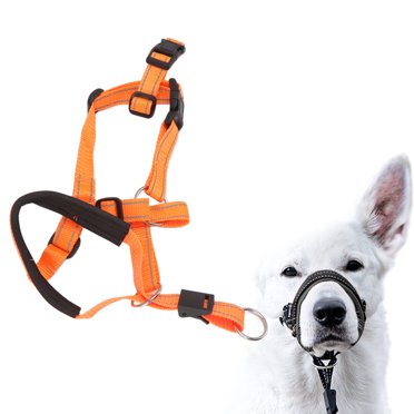 Dog Head Collar Dog Head Halter With Strap, Pet Headcollar Stops Pets From Pulling For Outdoor Walk