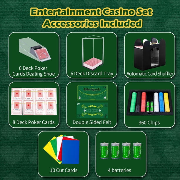 Piatnik Mélangeur de cartes poker - Noir - Poker et articles de casino - Rue du Commerce