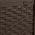thumbnail image 3 of Suncast 22 Gallon Outdoor Patio Small Deck Box with Storage Seat, Java, 3 of 8