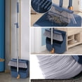 thumbnail image 4 of Chmadoxn Dorm Room Essentials, Brooms Indoor 180° Rotatable Standing Storage Buckle Type Brooms And Dustpan Set With Scraping Teeth And Scraper Cleaning Suitable For Home portable broom, 4 of 9