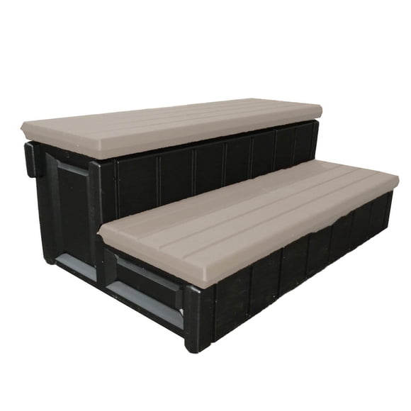 Confer Plastics Leisure Accents Marches de Rangement pour Spa Extérieur, Portobello