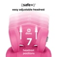 thumbnail image 4 of Diono Everett NXT Booster Car Seat, Slim Fit Lightweight Design, High Back, Rigid LATCH, 8 Years of Use, Pink Cotton Candy, 4 of 9