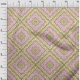 thumbnail image 2 of oneOone Polyester Lycra Fabric Diamond|Triangle & Check Geometric Print Fabric By The Yard 56 Inches Wide, 2 of 4