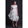 thumbnail image 4 of Bimba Robe Débardeur Sans Manches pour Femmes, Longueur Genou, Imprimée d'Animaux Crinière de Cheval Bleue, Tenue de Vacances - XX-Grand, 4 of 6