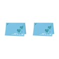 thumbnail image 4 of Redempat 1/2/3/5 50pcs Add Touch Of Sophistication With Heart Hollow Table Namecards Empty blue 2PCS, 4 of 6