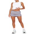 thumbnail image 4 of Jupe Cargo Taille Basse pour Femmes Froncée à Cordon, Mini Courte avec Poches, 4 of 6
