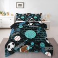 thumbnail image 1 of Erosebridal Volleyball Baseball Bedding Twin Comforter Set,Splash Soccer Down Comforter,Ball Gaming Decor,Reversible,Lightweight,2-Piece, 1 of 7