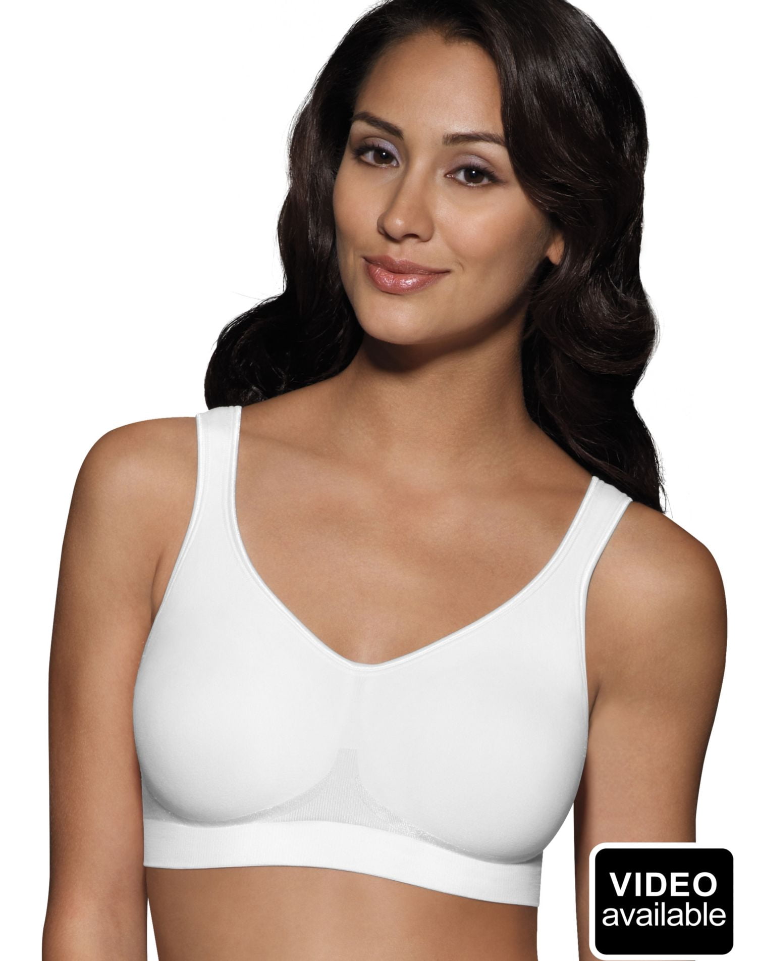 Bali Soutien-Gorge Sans Armatures pour Femmes, Tailles Intelligentes Comfort Revolution, 3TG, Blanc