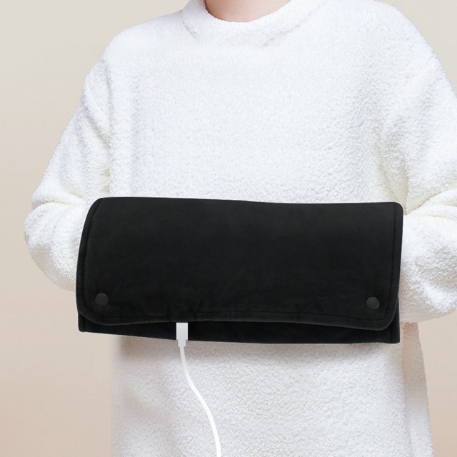 Hearth & Gear Heating Pad For Back And Shoulder – User Adjustable Temperature Therapeutic Heat Mat For Home Use Work Out Room Moist Heat for Hands Stationary Bike Desk Foot Pedals for Exercise