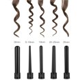 thumbnail image 4 of CkeyiN 5 in 1 Hair Curling Set, Multifunctional Ceramic Curling Iron Wand with 5 Replaceable Curling Barrels and 1 Heat Resistant Glove, Adjustable Temperature, 4 of 10