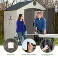 thumbnail image 3 of Lifetime 8 Ft. x 5 Ft. Outdoor Storage Shed, 3 of 8