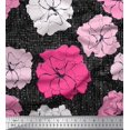 thumbnail image 1 of Soimoi Rayon Fabric Carnation Floral Print Sewing Fabric Yard 42 Inch Wide, 1 of 1