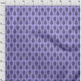 thumbnail image 3 of oneOone Polyester Spandex Purple Fabric Asian Floral Block Fabric For Sewing Printed Craft Fabric By The Yard 56 Inch Wide, 3 of 3