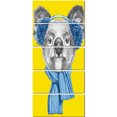 thumbnail image 2 of Koala with Scarf and Earmuffs - Animal Canvas Art Print, 2 of 3