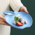 thumbnail image 1 of pstuiky Wheat Straw Plates 1-Piece Set with Vinegar Dish Creative Design for Fruit, Snacks, Dumplings Reusable & Dishwasher Safe Kitchen & Dining Tableware, 1 of 6
