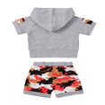 thumbnail image 2 of Survêtement d'Été Camouflage à Capuche T-Shirt Élastique Short, 2 of 5