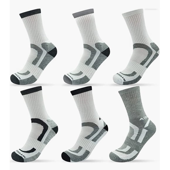 Chaussettes Montantes pour Hommes - Lot de 6 Chaussettes Montantes à Haute Extensibilité pour Tenue Décontractée et de Sport
