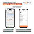 thumbnail image 4 of LOOKEE® Ring Sleep Oxygen Monitor with Vibration Reminder for Low O2 | Continuous Ring Pulse Oximeter Overnight Tracks Blood Oxygen Level and Heart Rate | Free Mobile App Reports, 4 of 9