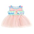thumbnail image 1 of MesaSe Robe de Pâques pour Bébé Fille Imprimé Floral Sans Manches Robe Princesse en Tulle pour Fête 3-4 Ans, 1 of 6