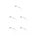 thumbnail image 3 of yingyy Model Railway Lamp Outdoor 1:87 Scale Streetlight Building LED Park Light Garden Yard Building Layout Decorations Type A Gray 5Set, 3 of 6