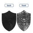 thumbnail image 3 of Toy Shield 2Pcs for Kids Dark Grey Plastic Lion Guard Shape Medieval Knight Costume Role Playing Accessory, 3 of 9