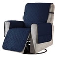 thumbnail image 2 of Housse de Canapé Réversible 2024, Housse de Fauteuil Inclinable avec Poches Latérales, Protecteur Lavable avec Sangles Élastiques pour Enfants, Chien Beige, 2 of 9