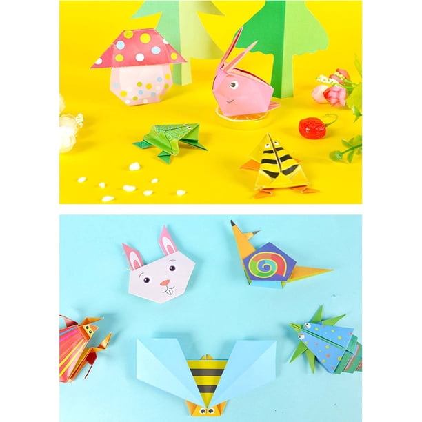Kit Origami 152 Pièces – 14x14 Cm, 72 Motifs, Livret D'instructions, Dès 3 Ans, Cadeau Créatif