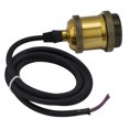thumbnail image 4 of Zaqw Retro Pendant Light Cord Kit Gold Hanging Plug In Lamp Socket Kit For DIY Light Fixtures,Pendant Light Cord Kit, 4 of 8