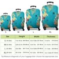 thumbnail image 4 of Travel Luggage Cover Suitcase Protector Fits 18-32 Inch Luggage Wheel Covers Patterned Travel Related Items Flower Luggage Protector Elastic Luggage Anti-scratch Suitcase Cover S, 4 of 4