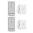 thumbnail image 1 of Smart Light Switch Remote Control Kit, Wireless No Wiring Push Button Lamp Controller, 15-20m Range, 350mAh Rechargeable, Easy Install for Kids Seniors, White, 1 of 8