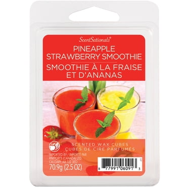 Cubes de cire parfumée ScentSationals - Smoothie à la fraise et ananas
