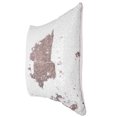 thumbnail image 3 of Pillow Cover Decor, Delicate Durable Beautiful Unique Pillow Cover, For Room Sofa Champagne Gold + White, 3 of 8