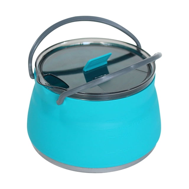 EGNMCR Camping et Randonnée Bouilloire de Camping Pliable Bouilloire de Camping Portable Pliable Bouilloire Extérieure Compressible Pot Pliant Bouilloire de Voyage Bouilloire de Camping