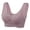 Rose Gold, variant on AWZXDE Comfortable Wireless Lace Edge Front Side Buckle Bra for Women Seamless Design Ideal for Yoga Sleep and Everyday Wear Adjustable Large Size Gather Support