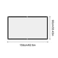 thumbnail image 2 of 60/72/84/100/120/150inch Portable Foldable Wall Projector HD Screen 16, 2 of 2