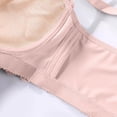 thumbnail image 4 of Womans Bras Convertible Bra Feature V-Neck Balconette Bra Style W-486 Beige 38, 4 of 4